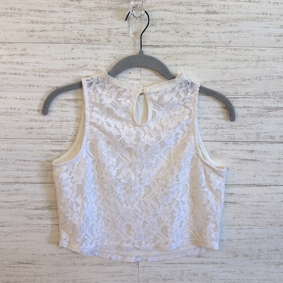 Rolla Coster Collection Lace Crop Halter | SIZE L - Picture 2 of 5